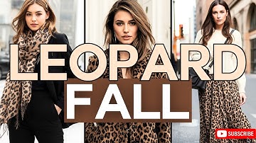 Luipaardprint herfstmode 2025 🐆 | Elegante en chique outfit-ideeën voor de herfst