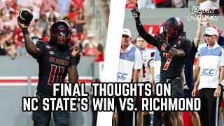 Final Thoughts on NC State's 73-0 Win vs. Richmond with Michael Clark | Coffee With Cory Update