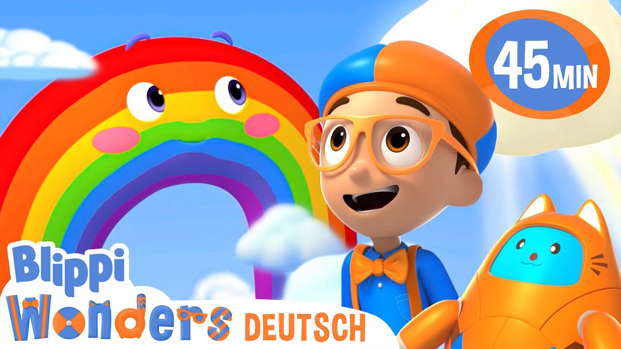 ⁣Regenbogen | Kinderlieder und Cartoons | Blippi Wonders | Moonbug Kids Deutsch