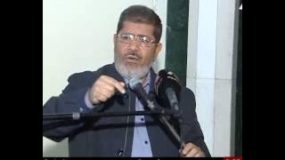 مرسي يصف العدوان الإسرائيلي بالعدوان السافر