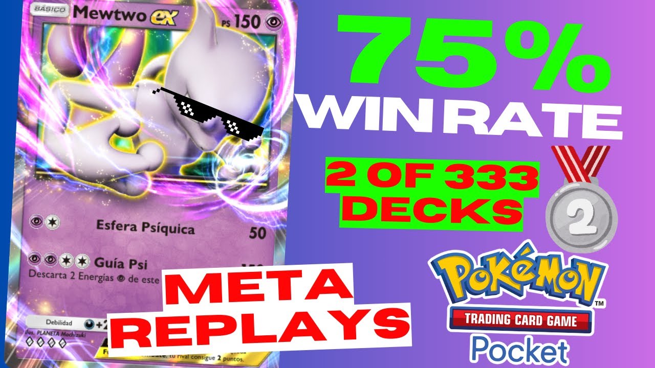 75% WINRATE!!👌 MEWTWO EX IN COMPETITIVE TOURNAMENT - META REPLAYS ...