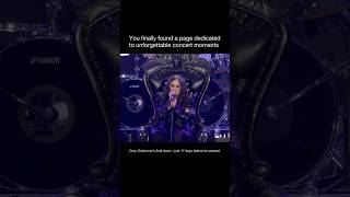 Ozzy Osbourne's last performance before he passed on ( RIP) #ozzyosbourne #blacksabath #shorts