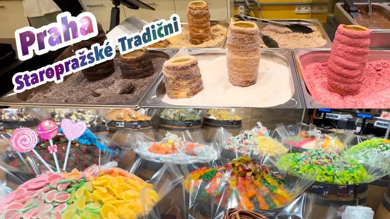 Trdelnik Baumstriezel Nuts & Wine 🍬 Candy Shop Staropražské