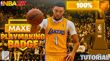 FASTEST PLAYMAKING BADGE METHOD in NBA 2K23! EASIEST TUTORIAL TO MAX PLAYMAKING BADGES⚡️