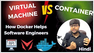 🔥 What Problem Docker Solves? Virtual Machine Vs Container | Hindi