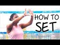 How to set a volleyball for beginners