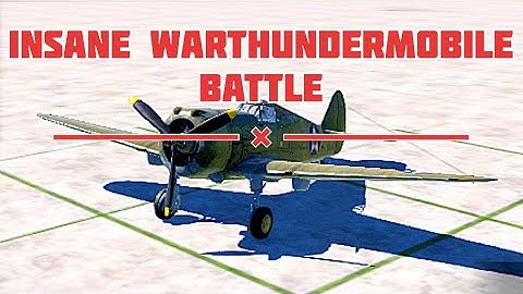 CRAZY WarThunderMobile run 3 KILLS AND INSANE CRASH LANDING