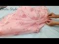 DIY Baby frock cutting and stitching for 5 to 6 year baby girl// floor-length baby gown kaise banaen