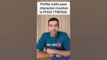 Traits save character creation in FFXIV TTRPG! #ffxiv #ffxivttrpg  #dnd #rpg #dungeonsanddragons
