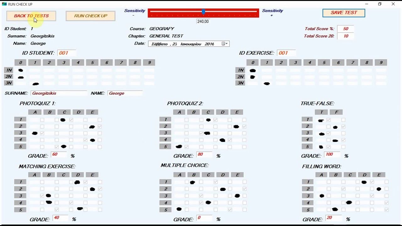 Fast Quiz SCAN Check Time