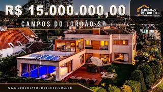 A Mansão Mais Exclusiva de Campos do Jordão? Luxo de R$ 15 Milhões no Capivari