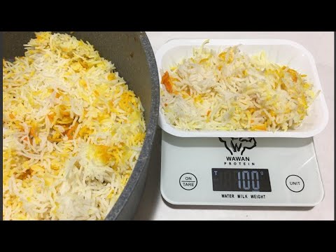 السعرات الحرارية في رز البسمتي