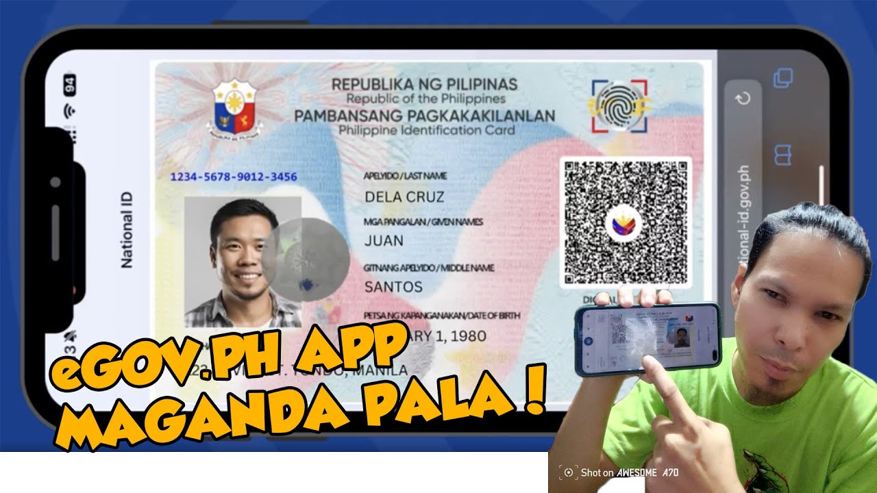 NATIONAL ID EGOV.PH APP | 2024 | REVIEW - YouTube