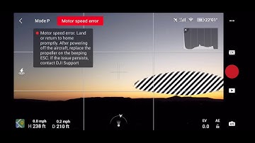 Mavic Mini - Motor Speed Error + Fix in description