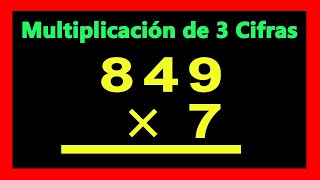 ✅👉 Multiplicaciones de 3 cifras arriba y 1 abajo