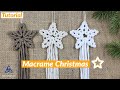 DIY Macrame STAR made with ONLY 4 Cords