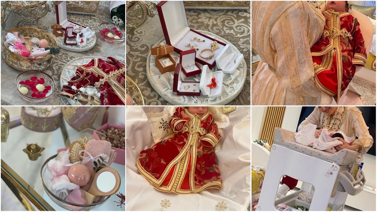 أجواء حمام سبع ايام للمولود عادات وتقاليد قديمة / bébé aylin / فطور بلدي