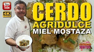 Como hacer CERDO AGRIDULCE |  MIEL MOSTAZA | muy fácil