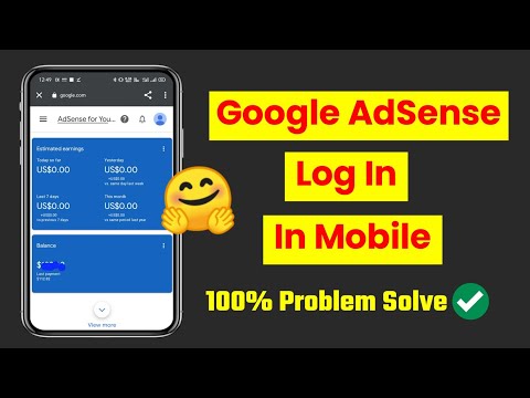 How to Login Adsense Account in Mobile