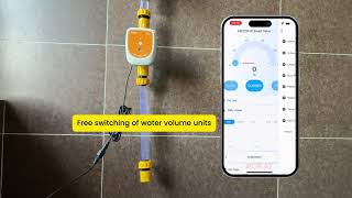 Tuya Smart Water Meter | WiFi Water Flow Monitoring & Remote Valve Control