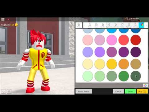 How To Be Ronald Mcdonald In Robloxian Highschool Roblox Game Tips 1 Youtube - roblox mcdonalds t shirt