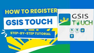 GSIS TOUCH MOBILE APP | STEP BY STEP REGISTRATION screenshot 3