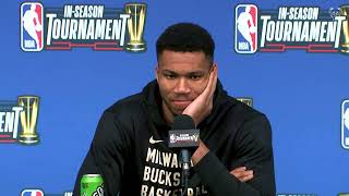 Giannis Antetokounmpo Postgame Press Conference | 12.07.23