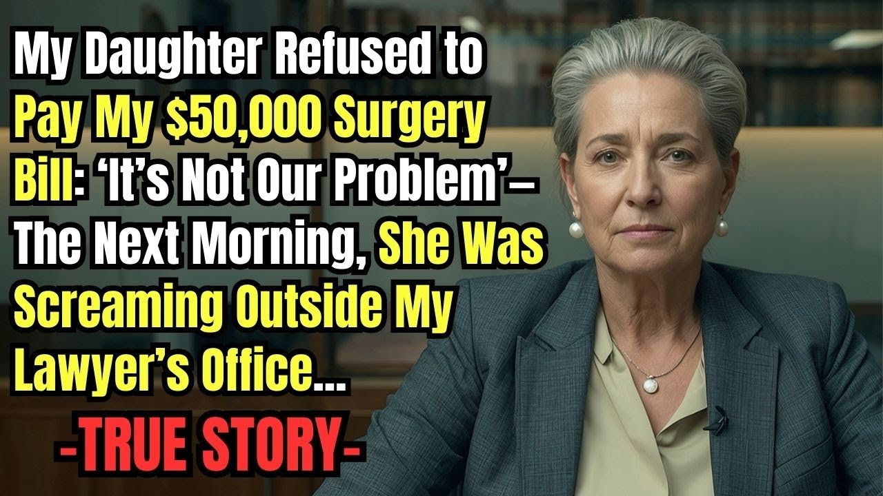 HER TRUE STORY FROM NEVADA👵💔My Daughter Refused to Pay My $50,000 Surgery Bill: ‘It’s Not Our...