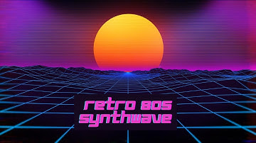 Retro 80s Synthwave Music with Outrun Style Video Graphics.