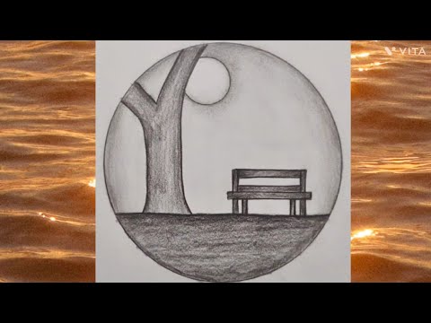 Pencil Drawing Drawing رسم سهل تعلم رسم شجرة داخل دائرة بقلم الرصاص بطريقة سهلة وبسيطة للمبتدئين  Pencil Drawing Drawing رسم سهل تعلم رسم شجرة داخل دائرة بقلم الرصاص بطريقة سهلة وبسيطة للمبتدئين