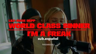 Lily-Rose Depp || World Class Sinner / I'm A Freak (The Idol Soundtrack) (sub.español   lyrics)