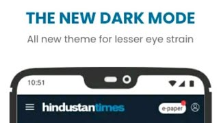 How to on dark mode on hindustantimes news app(HT) screenshot 1