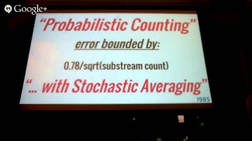 SFPUG September: You Need HyperLogLog