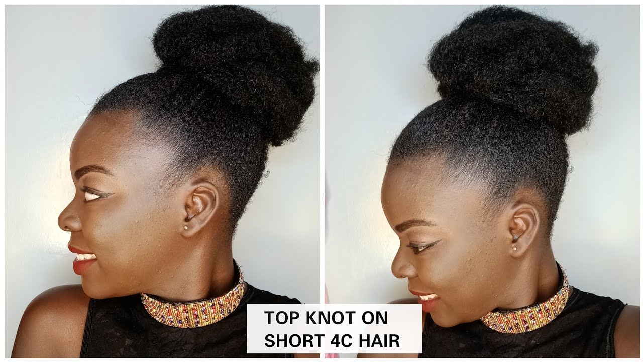 How To Faux Bun With Afro Kinky Bulk Nywele Chronicles Youtube