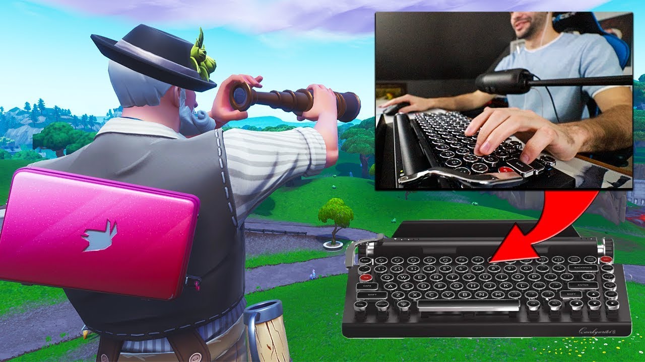 I WIN Fortnite with a TYPEWRITER - YouTube - 1280 x 720 jpeg 165kB