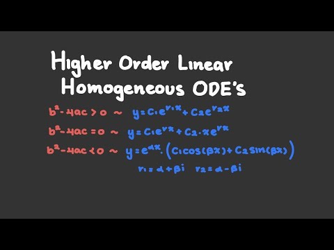 Higher Order Homogeneous