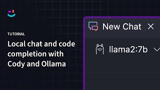 Local chat and code completion with Cody and Ollama (Experimental)