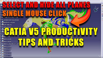 CATIA V5 - Select and Hide all planes