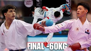 HASHIMOTO (JPN) vs ABDULLAH (JOR) Karate1 Final -60 KG PREMIER LEAGUE CAIRO 2024