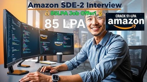 Amazon SDE-2 DSA Interview | CTC 85LPA | Video Solution By Kumar K | Part 1