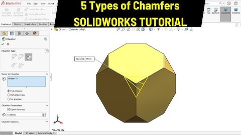Chamfers in SOLIDWORKS Explained | Robo CAD