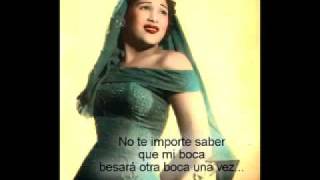 Olga Guillot - No te importe Saber (Letra) chords