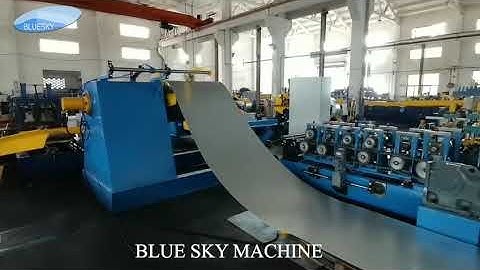 Double layer（ (Trapezoidal & wave） Roll Forming Line with automatic stacker