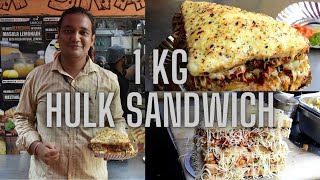 1Kg Sandwich || The Hulk Sandwich@340/- ||Om Snacks Mumbai || indian street food || mumbai street