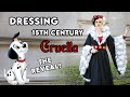 Dressing CRUELLA DE VIL as a Historically Accurate Medieval Lady \\ 15th century Get Ready With Me