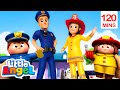 If I Were a Firefighter or Policeman: Kid-Friendly Adventures! | Little Angel | Kids TV Shows
