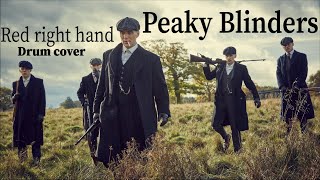 Peaky Blinders - Red right hand drum cover Resimi