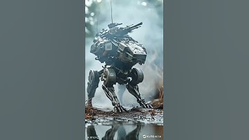 Robot Dog Transformation This imagined heavy machine gun robot dog is mainly responsible for sup