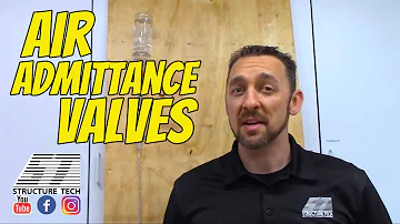 Where are air admittance valves allowed?
