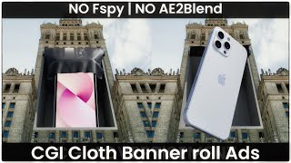 Create iPhone CGI Banner roll Ad using VFX in Blender | No plugins required